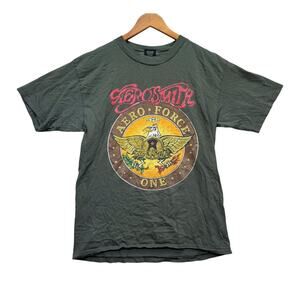 VTG 1998 Aerosmith Aero Force One Tee Nothing Can Stop This Rock 1998 T Shirt L